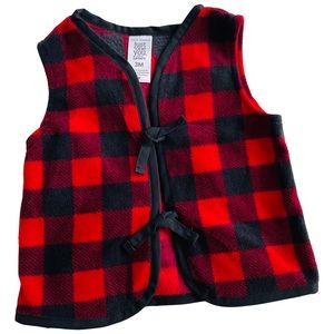 CARTER’S NWOT Baby Buffalo Check Vest 3 Months